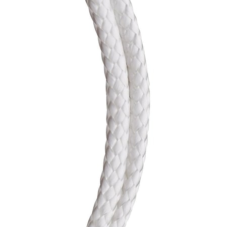 Baron Rope, 3/16 in Dia, 50 ft L, 70 lb Working Load, Nylon, White 52306