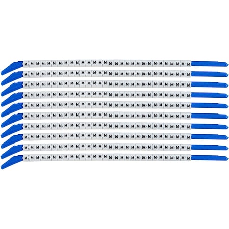 Brady ClipSleeve Wire Markers Size 13 Nylon 14 AWG - 14 AWG, M Pack of 300 Each, 300PK SCN13-M