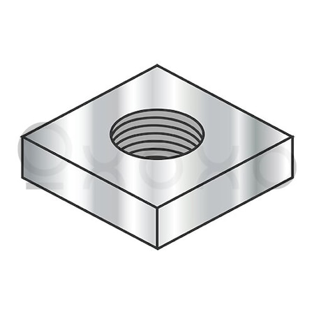 Oxoxo M4-0.7 Metric Din 562 Thin Square Nut A2 Stainless Steel, 4000PK 593780