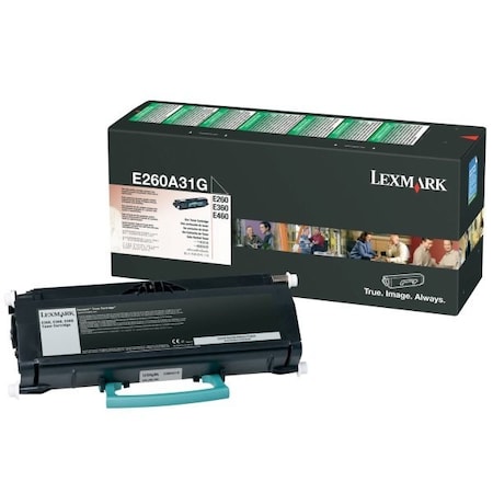 Lexmark E260, E360, E460, X463, X464, X466 Corporate Toner Cartridge 3,500 Yield E260A31G
