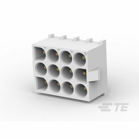 Te Connectivity 12P UMNL PIN HDR ASSY 94VO LF 350713-4