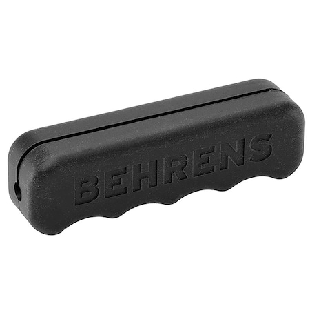 Behrens Large Handle, Comfort Grip, Silicone, Black 20090