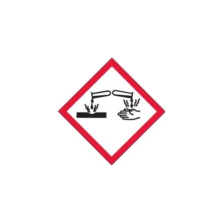 Bubblefast 1 x 1'' Pictogram - Corrosion Labels BFDL4144