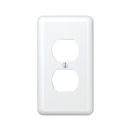 Wormhole Steel 1 Duplex White Wallplate WO3301804