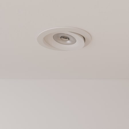 Vidalite Inspira 3 in. White Gimbal Integrated LED Canless Recessed Lighting Kit, 5CCT, 12W, 1000LM, ETL CE1009423