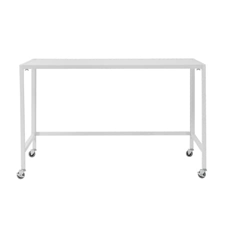Homeroots 47" White Writing Desk 400743