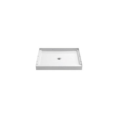 Sterling Guard+ Series Shower Base, 36 in L, 34 in H, White, 3-5/16 in Dia Drain 72301100-0