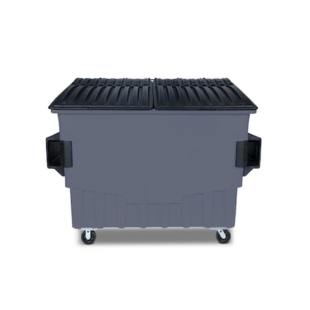 Toter Front Load Container, 4 Cubic Yard 2000 lbs. Cap., Dark Cool Gray FR040-00125