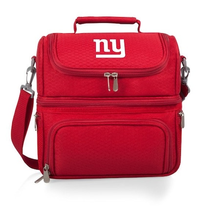 Picnic Time Family Of Brands New York Giants - Pranzo Lunch Bag Cooler with Utensils, (Red) 512-80-100-214-2