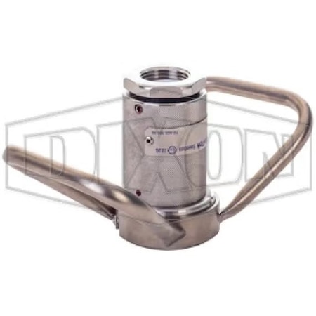 Dixon Dry Disconnect Steam Coupler, Coupling, 1 in, Quick Disconnect Coupler x FNPT, 316 SSss Steel DDSC100SS