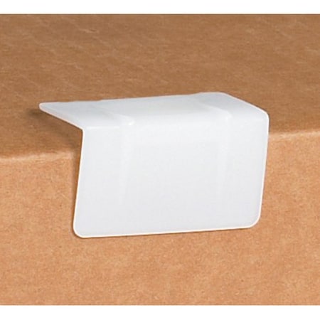 Partners Brand Plastic Strap Guards, 1 7/8" x 1", White, PK1000 SPP34