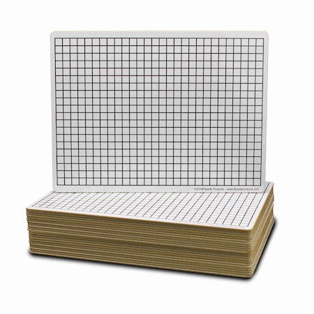 Flipside 9 x 12 Two Sided 3/8" Squares Grid Board 24 Pack 42159