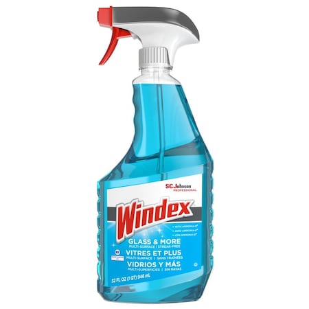 Sc Johnson Professional Windex Glass & More Multi-Surface Trigger Spray 32 oz., 8PK 322338