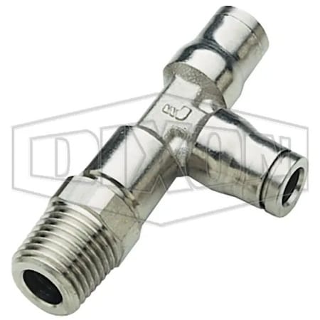 Dixon BRASS PUSH-IN MALE RUN TEE 5/32 in TUBE OD x 36030411