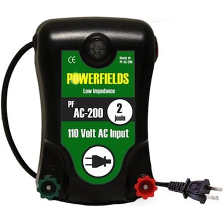 Powerfields 110V PF-AC-200 160 Acres Fence Energizer 425941739
