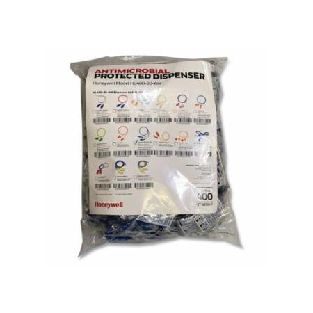 Howard Leight Earplug Dispenser Refill, SmartFit Detectable, 30 dB, Blue, 2000PK 154-SDT-30-REFILL