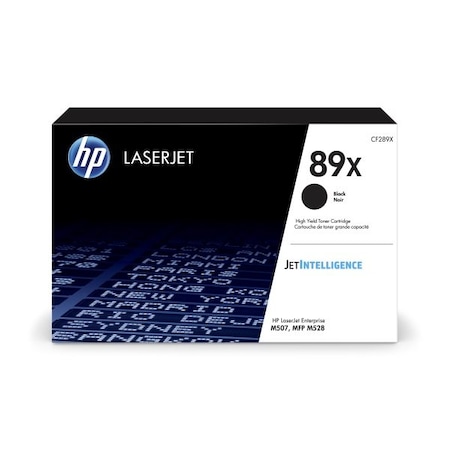 Hp 89X (CF289X) High Yield Black LaserJet Toner Cartridge (10,000 Yield) CF289X