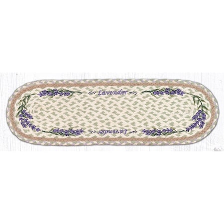 Palacedesigns 27 x 8.25 in. Lavender Oval Stair Tread PA3368780