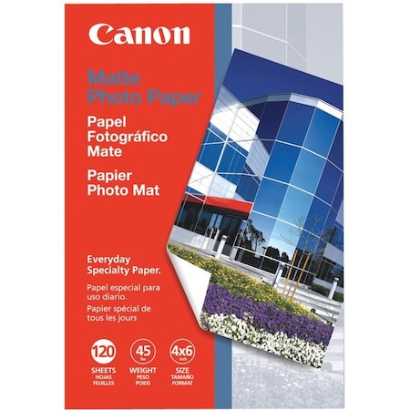 Canon Matte Photo Paper - Photo Paper - 4" x 6" - Matte - 120 Pack 7981A014AA