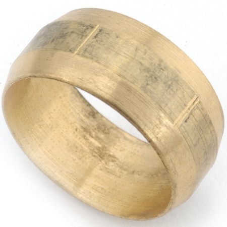 Anderson Metals Pipe Sleeve, 5/8 in Compression, Brass 730060-10