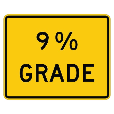 Sign Solutions Usa Traffic Sign, 24 in Width, Aluminum Sign, Horizontal Rectangle DUS12DFY2418W7-3P