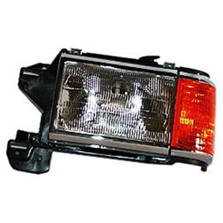 Keystone Industries Headlight Assembly for 1987-1991 Ford F-150, Clear - Left Hand FO2502105V