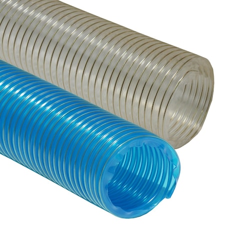 Rubber-Cal XPV 708, PV Flexible Duct, Clear, 8IN ID x 10FT 23-190-8-10