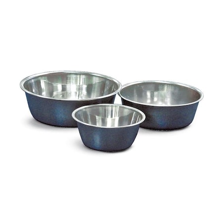 Jorgensen Laboratories Jorvet Heavy Duty Pet Bowl, 16oz, Stainless Steel J0803A