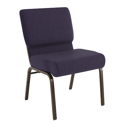 Flash Furniture Purple Fabric Church Chair, PK4 4-FD-CH0221-4-GV-ROY-GG