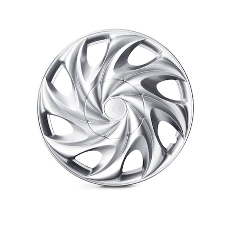 Altertrim 15 in Univ Wheel Rim Cover Hubcaps, Snap-On, (Chr), 4PK CHB-T003-C-15