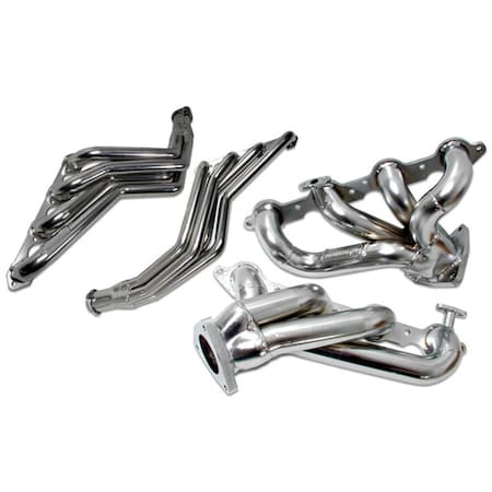 Karuma Car Care 0.62 in. Equal-length 1994-1995 Ford Mustang 5.0L Premium Series Performance Headers, Chrome KA1587636
