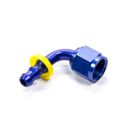 Geared2Golf 209108 90 deg -8 AN Female to -6 AN Push-Lock Hose End Reducer GE3642336