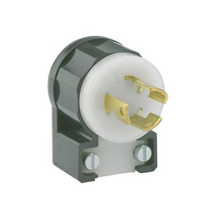 Leviton Industrial Grade Angle Plug 15 Amp, 125 Volt 4720-CA