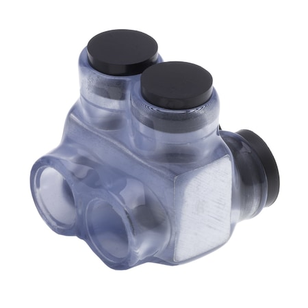 Polaris Wire Connector, 2 Port, Clear, Plastisol Insulation IT-2/0CB