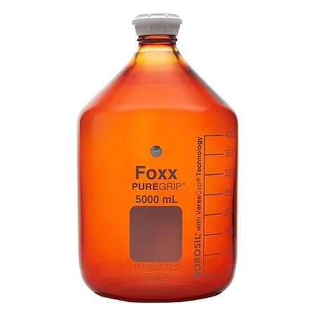 Zoro Select Safety Coated Btl, Boro Glass, 326mm H 48V-B400-FLS