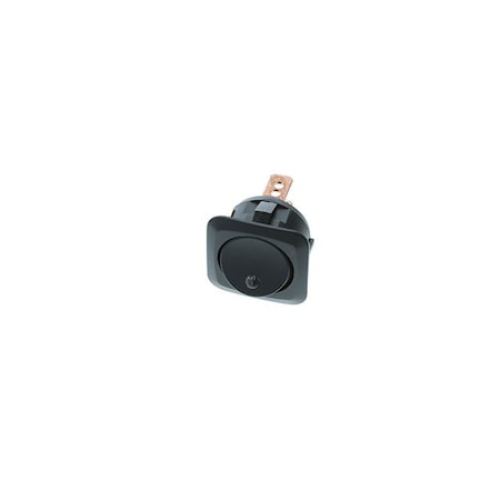 Switch Components Square Actuator-Round Rocker, 4P SPST OFF-ON, Blue LED RC-1A-DC-1-UL