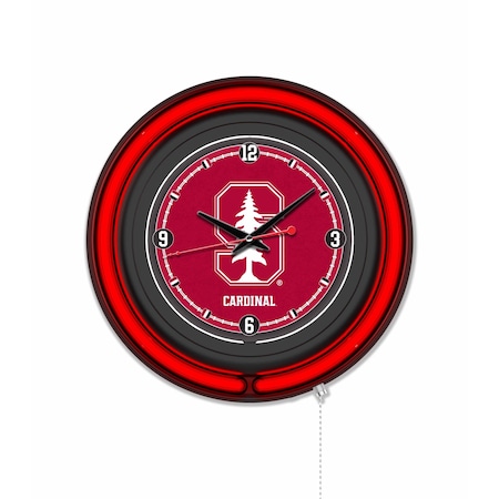 Holland Bar Stool Stanford University 15 Double Neon Wall Clock Clk15BK