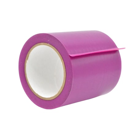 Wod Tape PVC, Purple, 5 inch (120mm) W., 6 mil Thickness, 8 PK WOD VTC606-05000-8-60-PUR