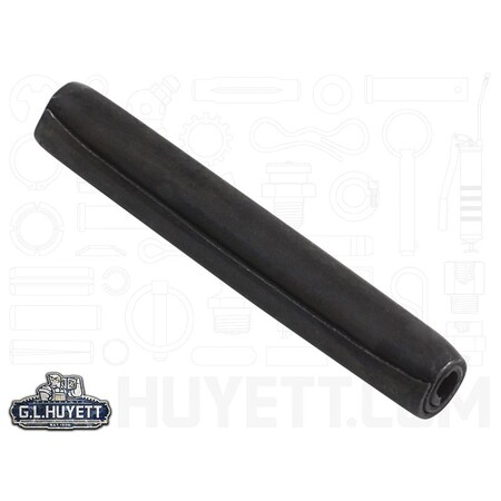 Huyett Coiled Spring Pin, Heavy Duty, High Carbon Steel, 0.078 in Dia x 0.500 in Length SPC-078-0500H