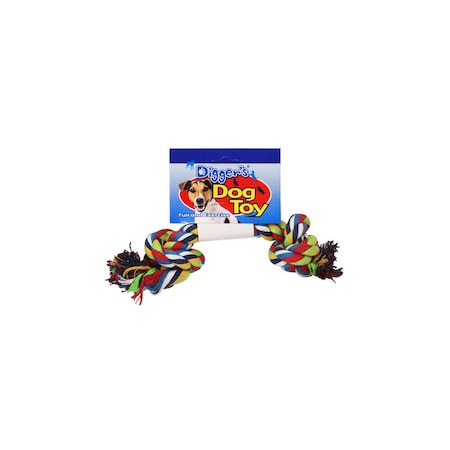 Diggers Rope Dog Tug Toy Multicolored Rag Bone Cotton Small Multicolored A03871