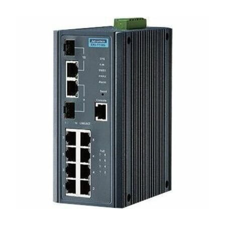 B+B Smartworx Advantech EKI-7710G-2CPI Ethernet Switch EKI-7710G-2CPI-AU