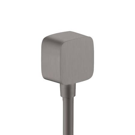 Axor ShowerSolutions Wall Outlet SoftCube with Check Valves in Brushed Black Chrome 36731341