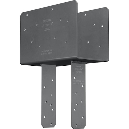 Simpson Strong-Tie CCQ Column Cap for 6x Beam 6x Post with Strong-Drive SDS Screws CCQ66SDS2.5