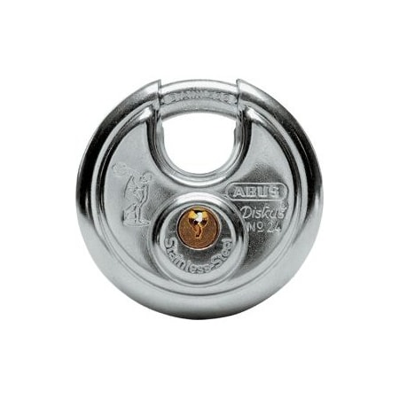 Abus Lock Co Diskus Padlock 2-3/4in Wide 24/70CKD