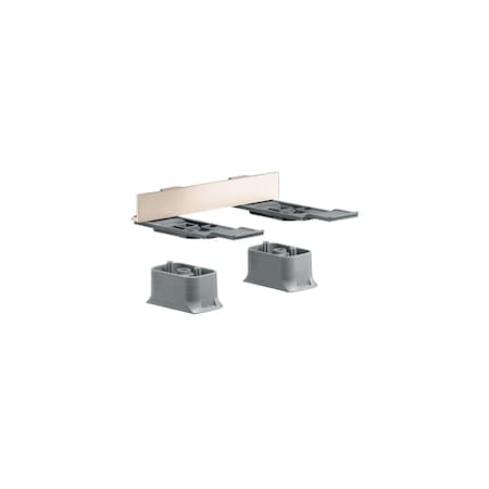 Axor Universal SoftSquare Adapter Set in Brushed Bronze 42870140
