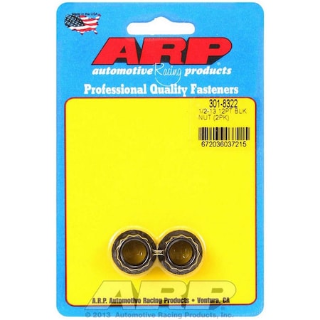 Arp 301-8322 0.50-13 in. 12 Point Nut Kit, 10PK ARP301-8322