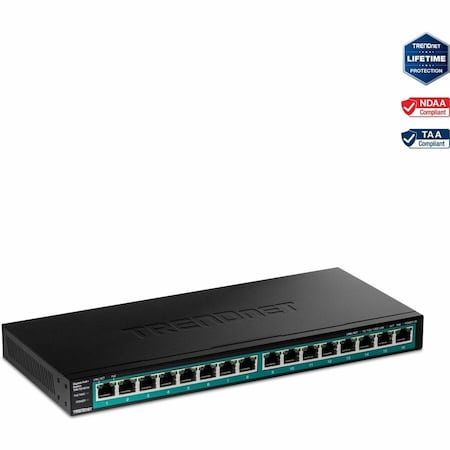 Trendnet 16-PORT GIGABIT POE+ SWITCH123W TPE-TG161H