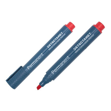 Detectamet Metal Detectable Permanent Marker, Red Color Family, 10 PK 146-A06-P03-A08