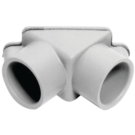 Carlon Conduit Fitting Elbow, 1/2 Inch, PVC, PVC Coated, Gray E990DR-CAR