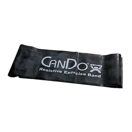 Fabrication Enterprises Cando Exercise Band 5 ft. Singles, Black 1663955